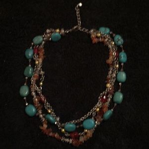 Beautiful aqua and beige stones